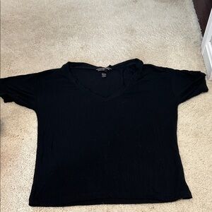 Victoria's Secret Black Short Sleeve Tee